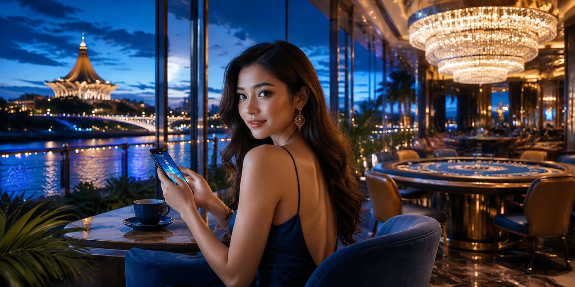 Pengguna Kuching mengakses kasino mudah alih 7800 pada peranti Android